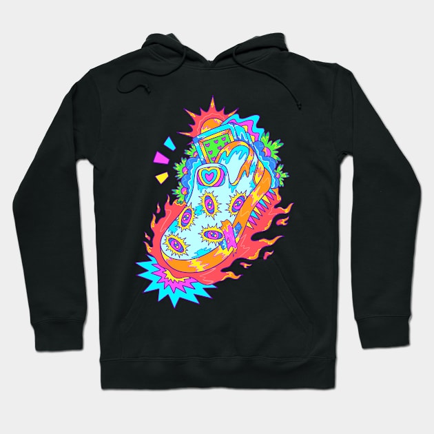 Sneaker Works - Angry Burns Hoodie by yoy vector